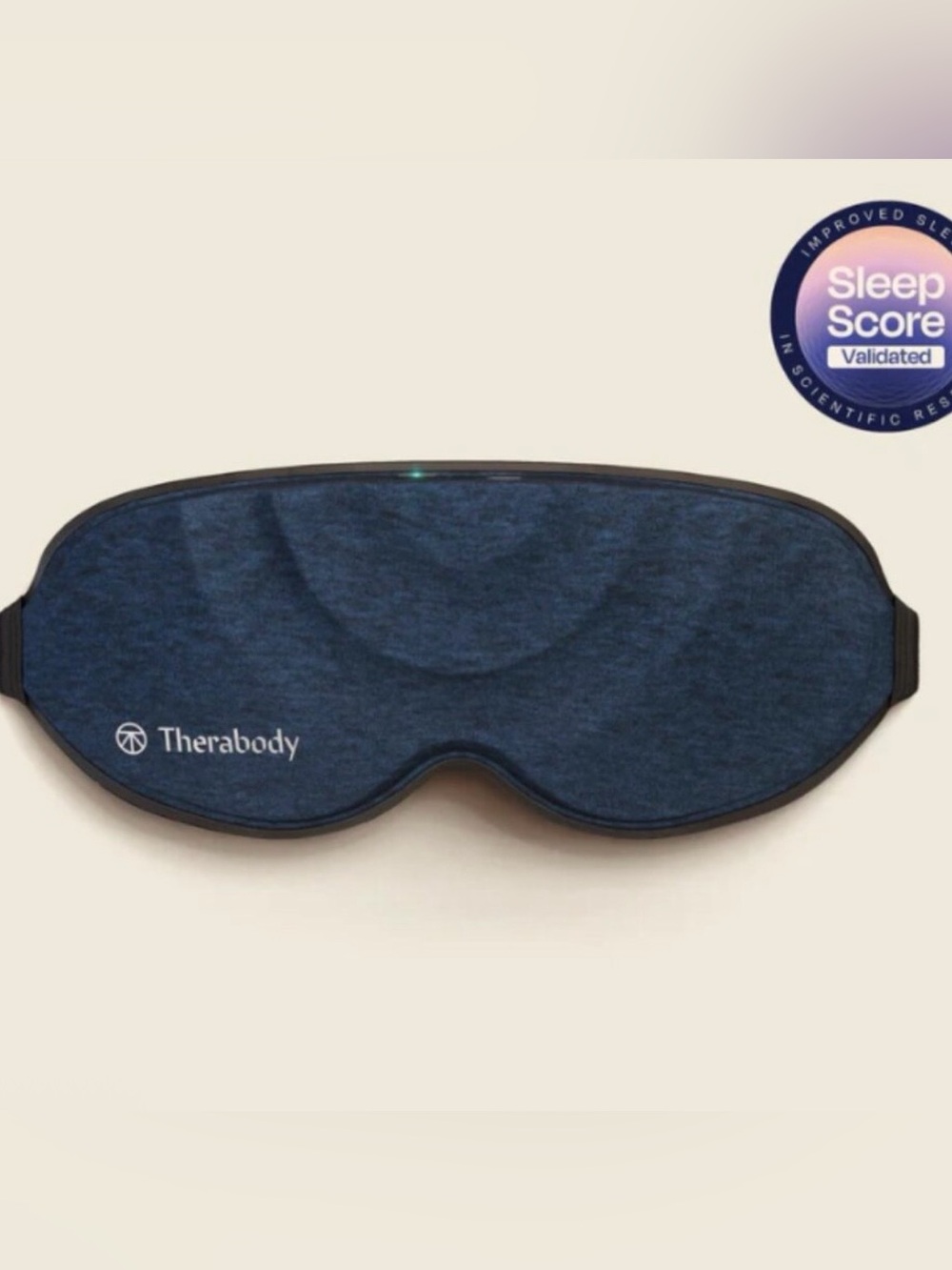 NEW Therabody Navy Blue Sleep Mask SleepScore Verified